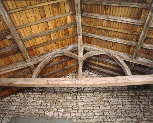 Charpente de la partie nord-est du logis.