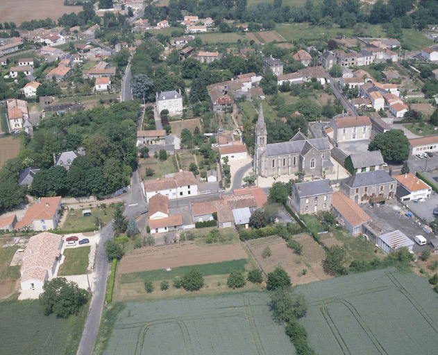 Vue aérienne.