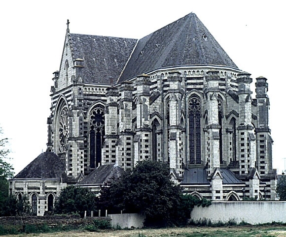 Vue d'ensemble du chevet.