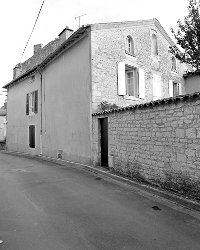 Partie arrière de la maison 28, rue Saint-Nicolas.