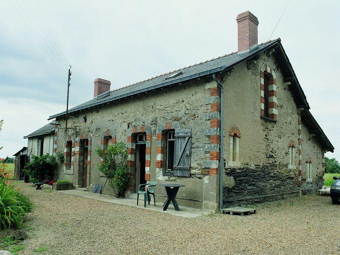 Logis du fermier : façade antérieure sud