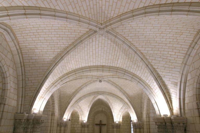 Chapelle Saint-Eloi. Voûtes de la nef, depuis la tribune.