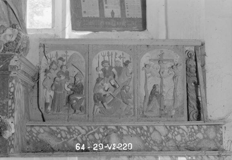 Panneaux sculptés, maître-autel