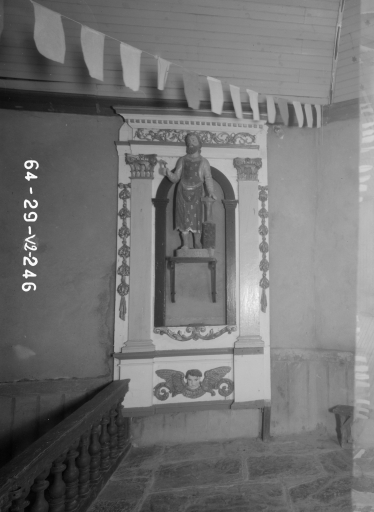 Vue générale ; Statue de saint Eloi