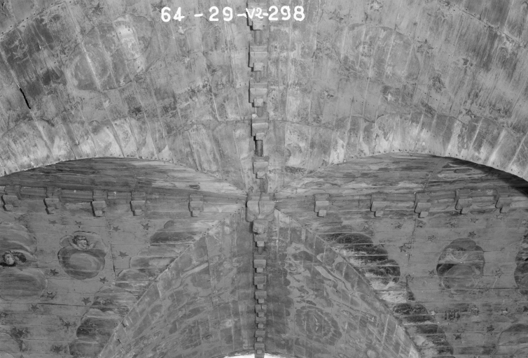 Eglise Saint-Trémeur : lambris à la croisée du transept