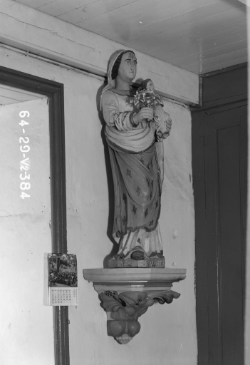 Statue : Notre-Dame du Helleu, église paroissiale de Saint-Hernin (Saint-Hernin)