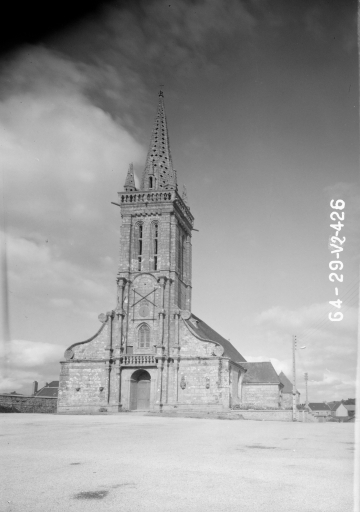 Façade ouest, vue générale