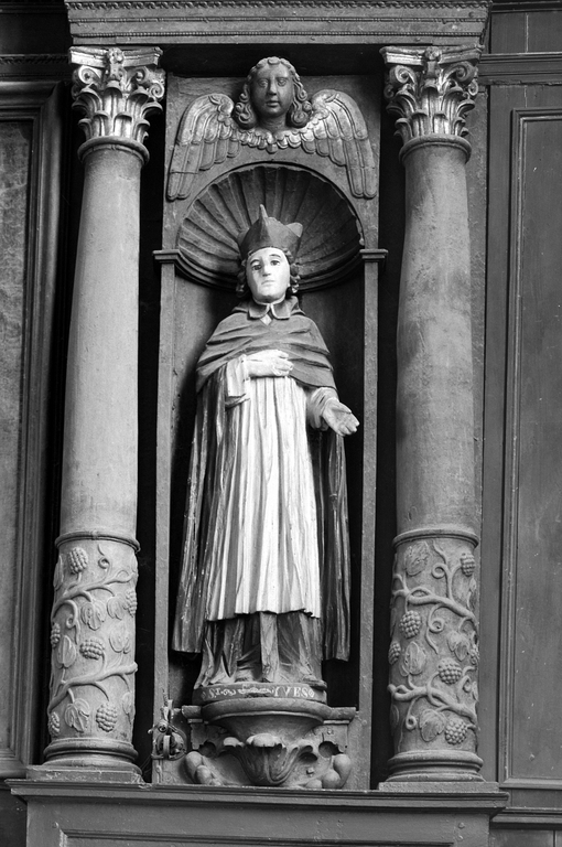 Statue (d'applique, petite nature) : saint Yves, église Paroissiale Saint Pierre (Plounévez-Quintin)