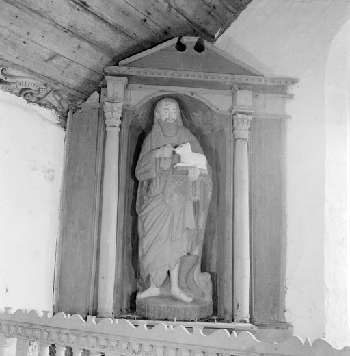 Statue (grandeur nature) : saint Jean-Baptiste, chapelle Saint-Jean (Saint-Nic)