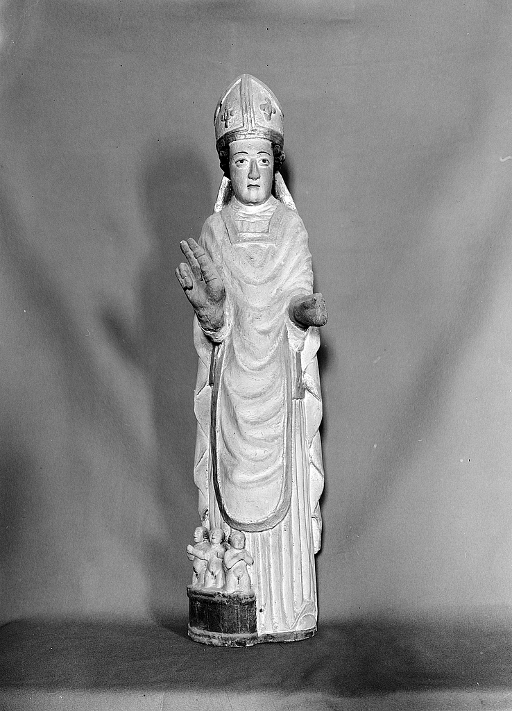 Statue : saint Nicolas, chapelle Notre-Dame (Châteaulin)