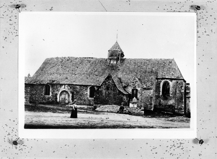 Ancienne église, élévation Sud : vue générale