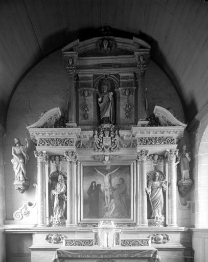 Vue du retable