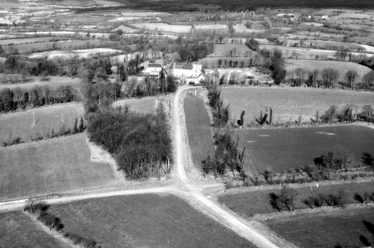 Vue aérienne de situation prise du sud