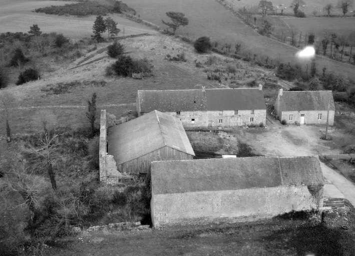 Vue aérienne prise de l'ouest