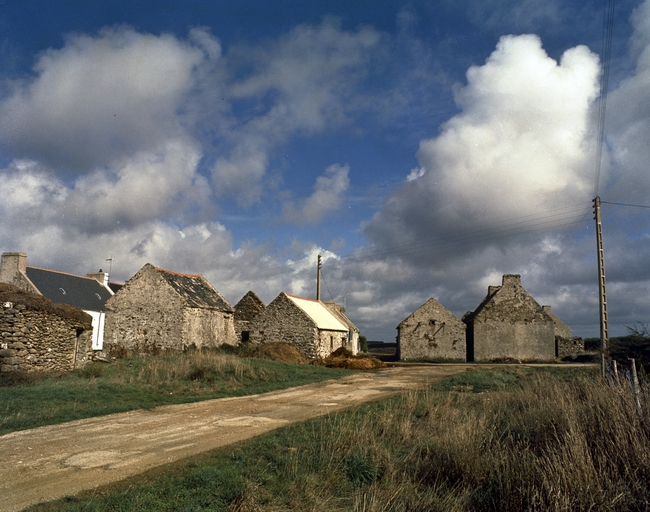 Ecart de Borderie, vue générale des maisons.