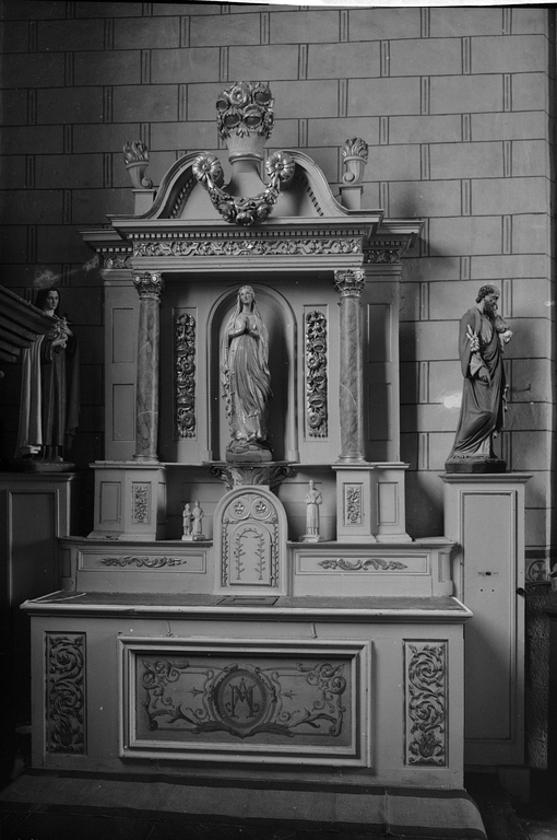 Autel-retable de la Vierge