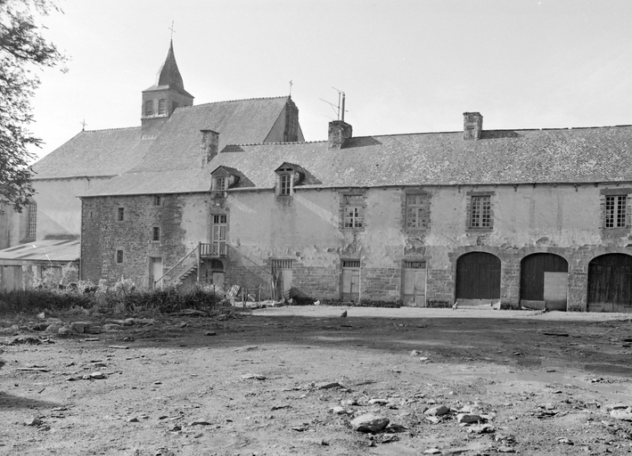 Corps de dépendance B, élévation nord : parcelles 25, 33 et 36