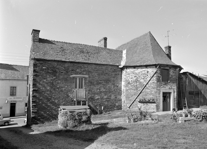 Ancienne chapelle Saint-Thomas : vue générale sud-est, bâtiment de droite.