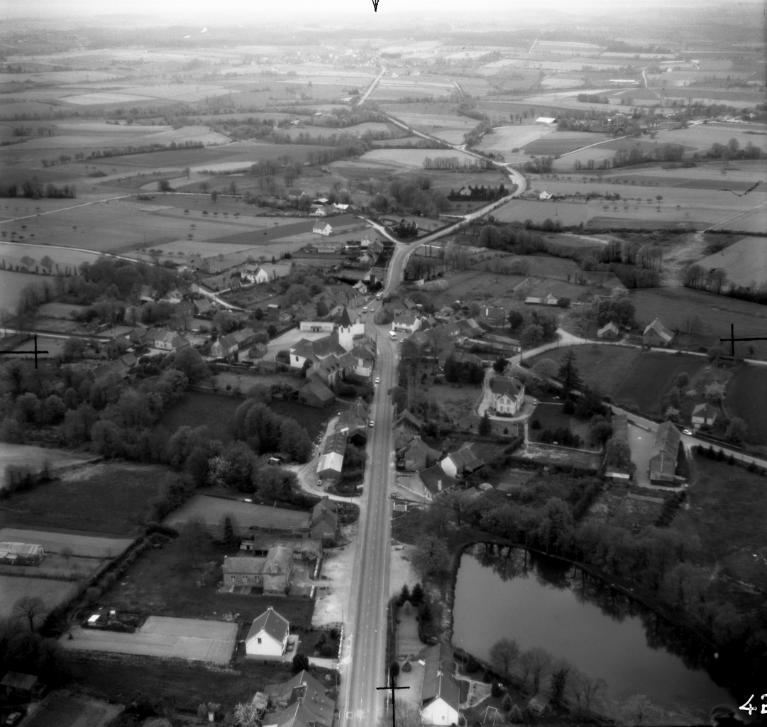 Vue aérienne prise du nord-est