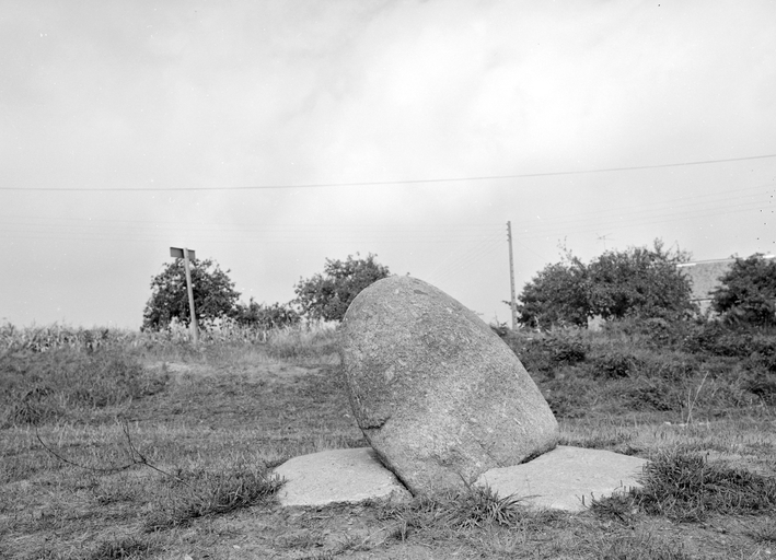 Stèle gauloise ? (10 m au bord de la chapelle)