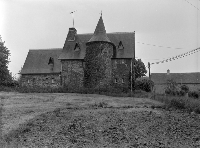 Elévation postérieure, vue générale.