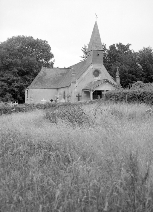 Chapelle Sainte-Hyacinthe : élévation ouest (état en 1983)