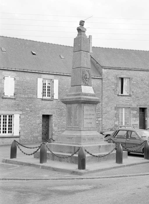 Elévation nord-est, vue générale.