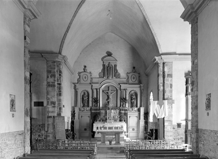 Choeur, vue générale prise de l'ouest.