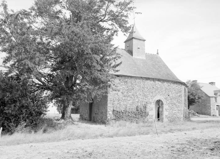 Chapelle : vue du sud-ouest (état en 1984)