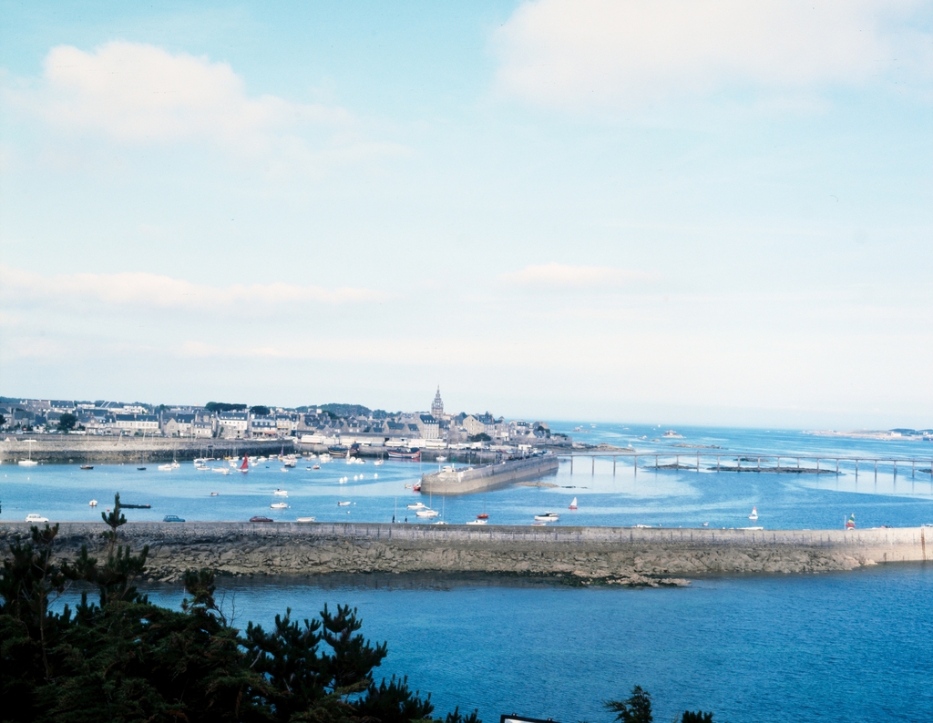 Vue générale du port