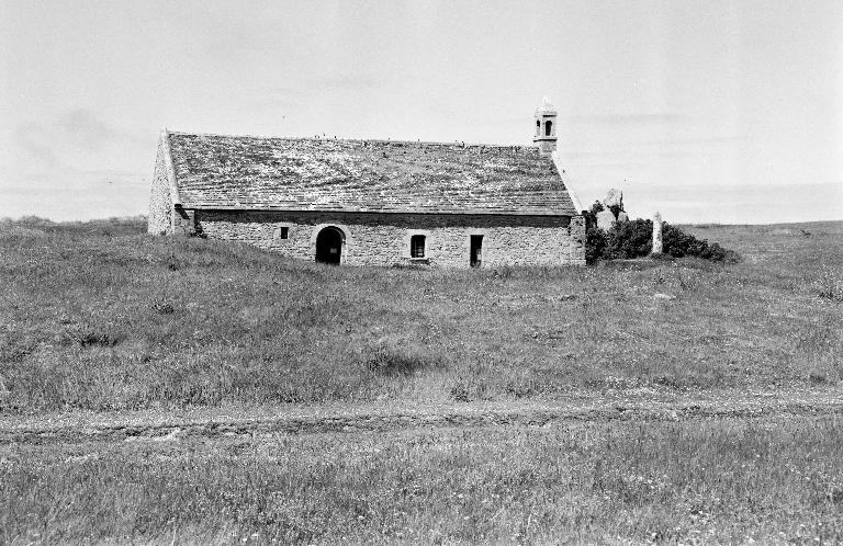 Chapelle : élévation sud (état en 1986)