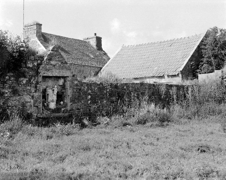 Chapelle : élévation nord (état en 1986)
