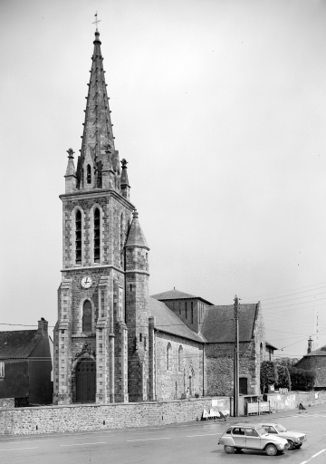 Prieuré Saint-Pern (prieuré cure), église paroissiale de bénédictins (Saint-Pern)