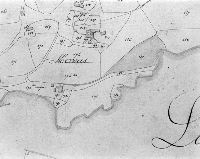 Cadastre ancien, feuille K2