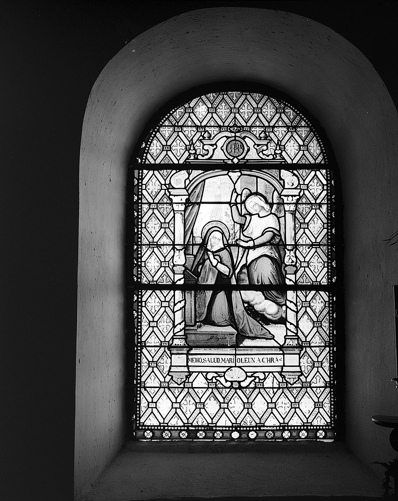 Verrière 1, Annonciation, vue générale