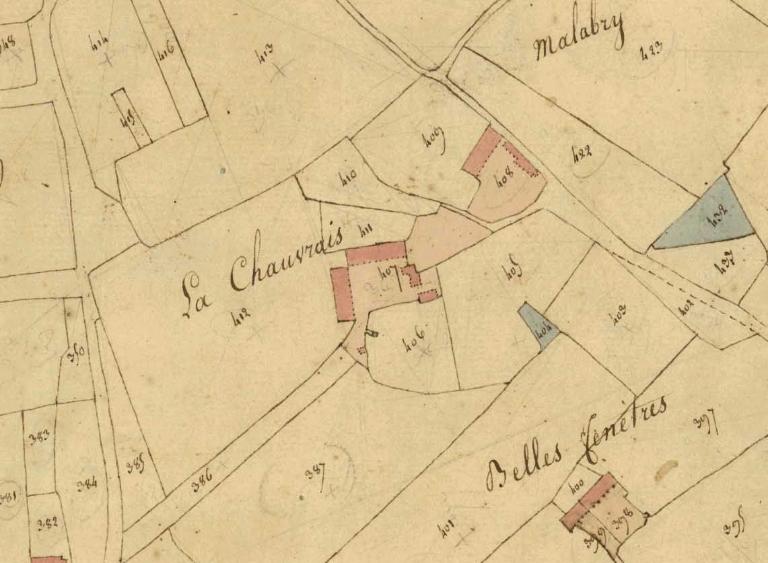 Extrait du cadastre ancien