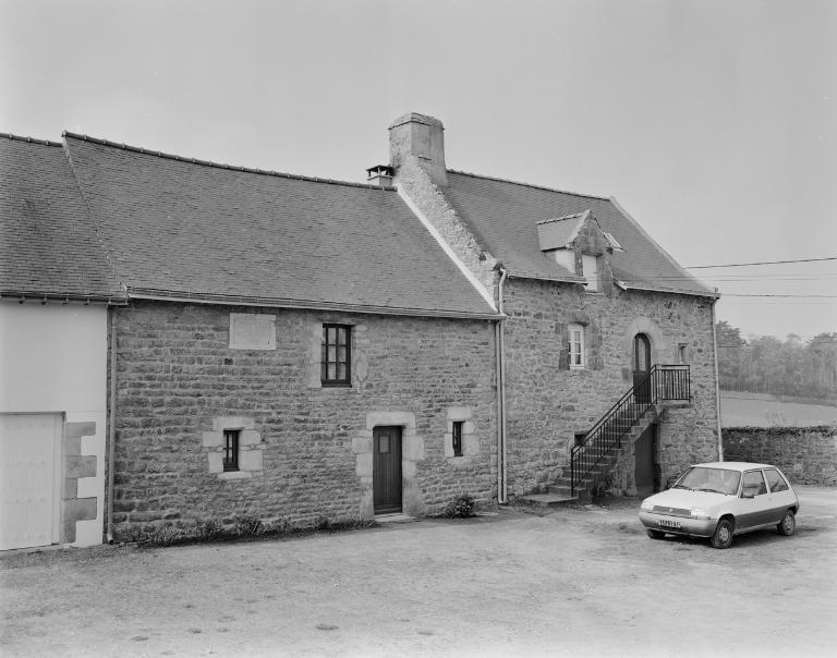 Elévation antérieure nord, vue générale.