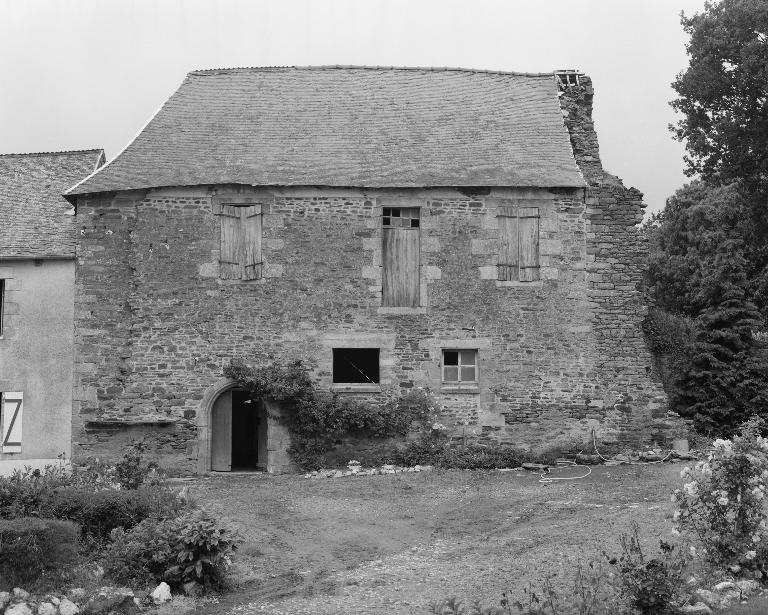 Manoir : élévation sud (état en 1991)