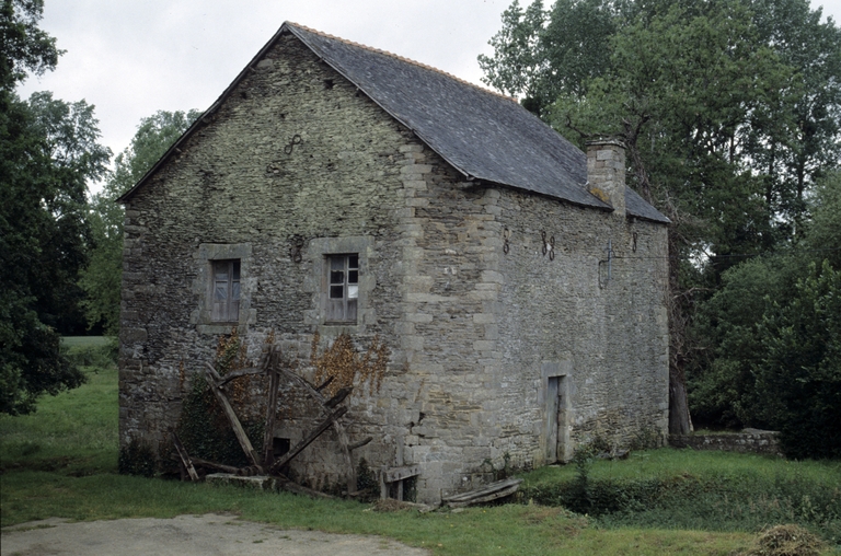 Moulin à eau de Pomeleuc : vue générale prise du nord-est