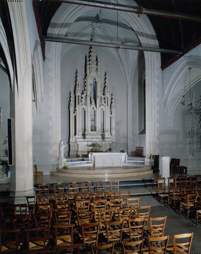 Intérieur, choeur : vue générale