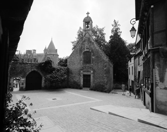 Chapelle : vue générale de situation (état en 1992)