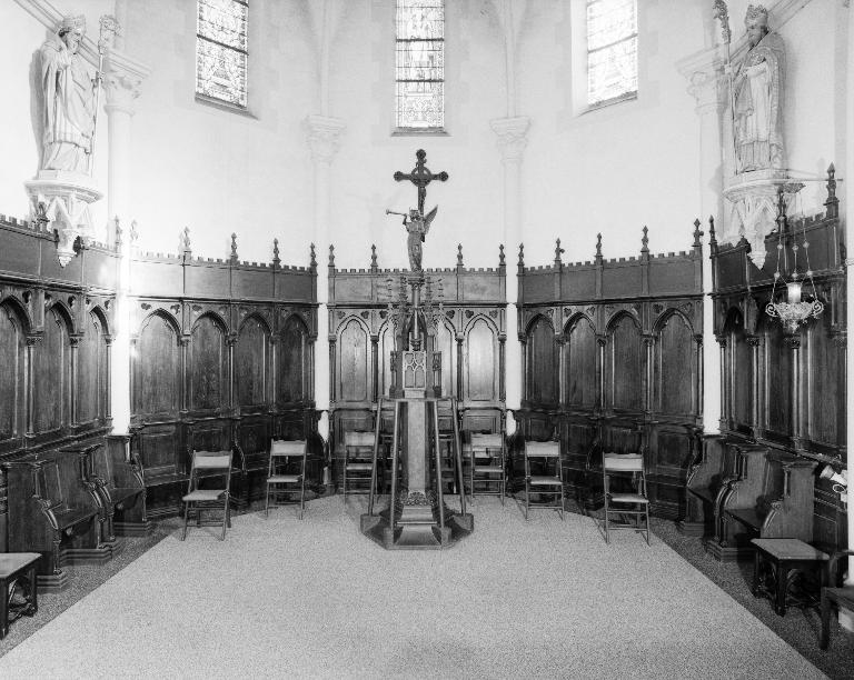 Lambris et stalles du choeur (état en 1992)