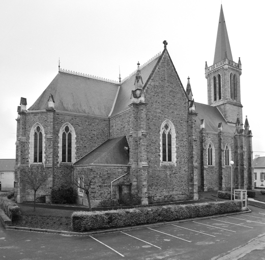 Église paroissiale Sainte-Trinité, autrefois prieuré de bénédictins (Brielles)