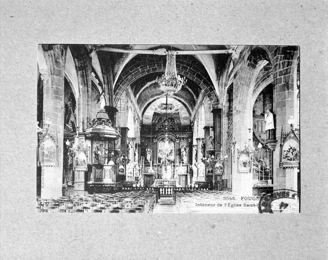 Intérieur, choeur : vue générale.