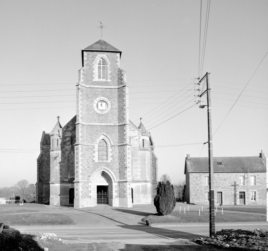 Prieuré de bénédictins, église paroissiale Saint-Martin (Laignelet)