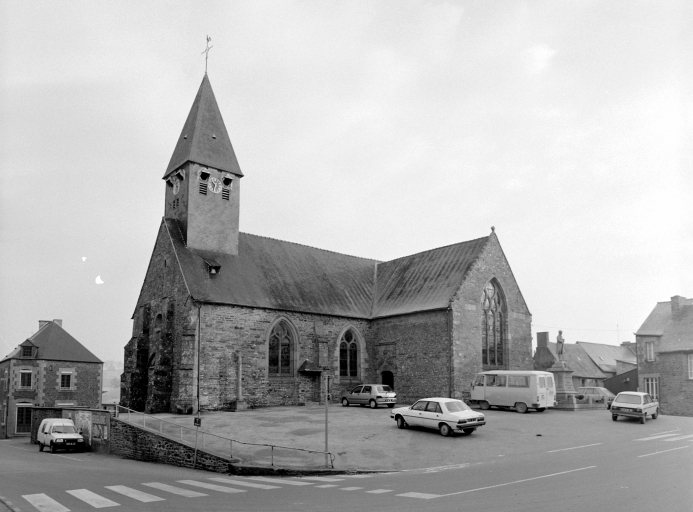 Prieuré de bénédictins, église paroissiale Saint-Lézin (La Chapelle-Janson)