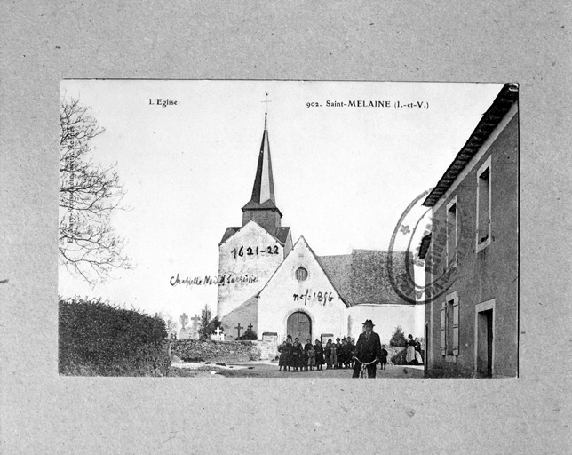 Elévation Ouest : vue générale.