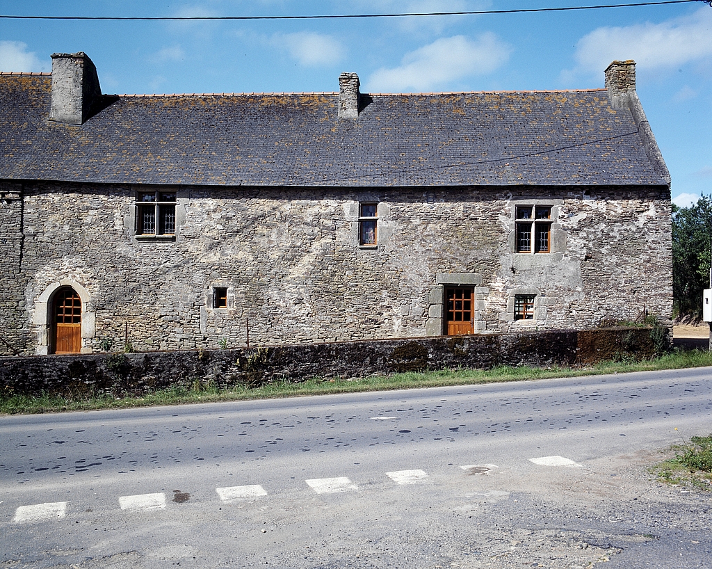 Manoir, élévation nord, partie ouest.