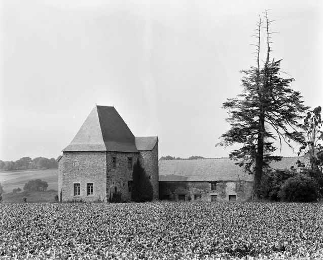 Manoir, vue sud-ouest.