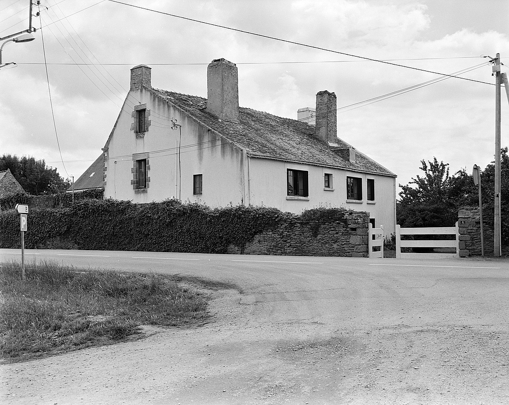 Manoir presbytère, vue nord-ouest.